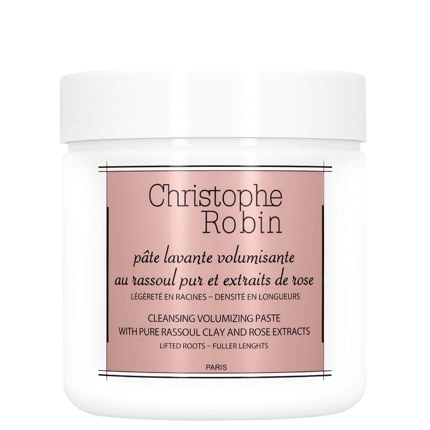 Christophe Robin Cleansing Volumising Paste with Pure Rassoul Clay and Rose Extracts 250ml