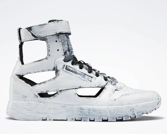 Handpainted Leather Gladiator Hi-Top Trainers