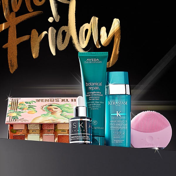 black friday 2020 brands Urban Decay, kerastase, OSKIA, Aveda and foreo