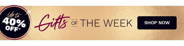 Έως και 40% έκπτωση* στα Δώρα της Εβδομάδας, αγοράστε τώρα!