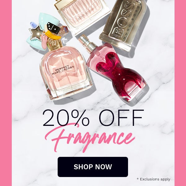 fragrance 20% off selected