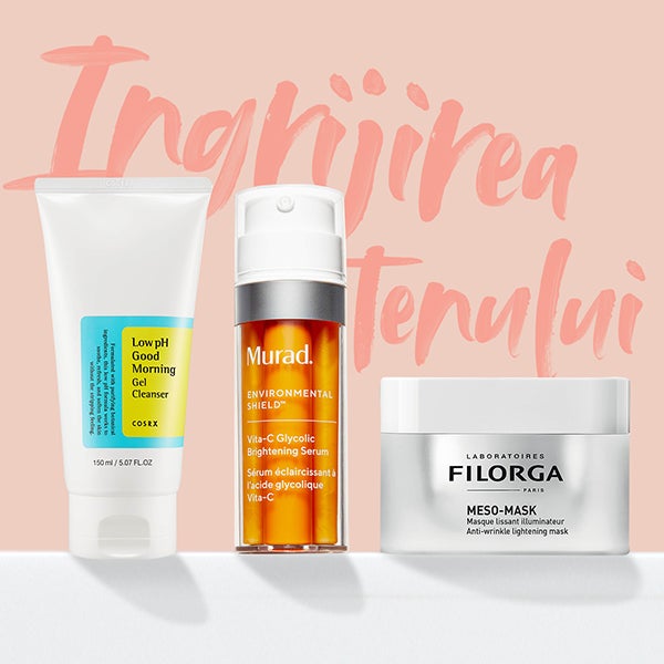 Descoperă gama noastră dedicată îngrijiri tenului, este mometul să îți cumperi preferatele tale. De la faimoasele branduri <b>The Ordinary, Pixi</b> și <b>CeraVe</b>, la branduri de la micro branduri, cunoscute doar te fani skincare.
