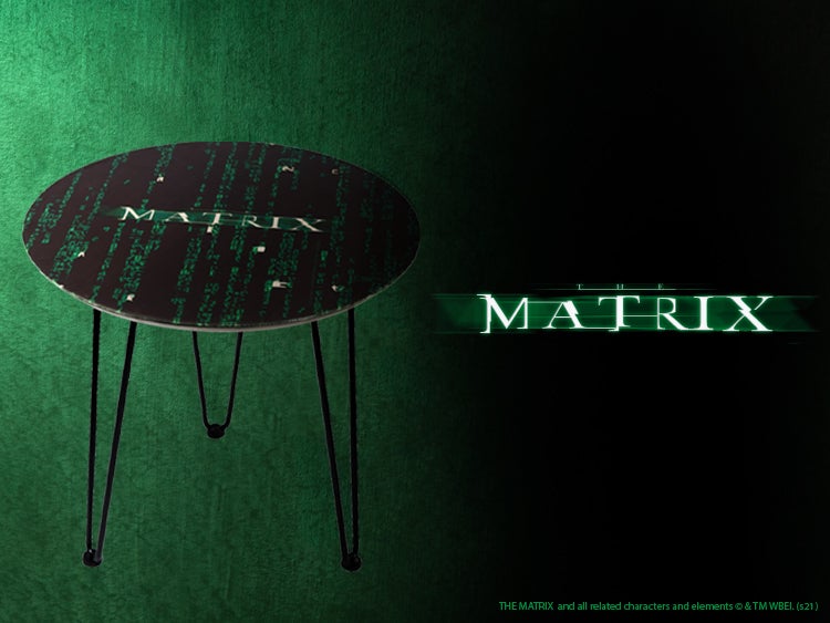 The Matrix Wooden Side Table