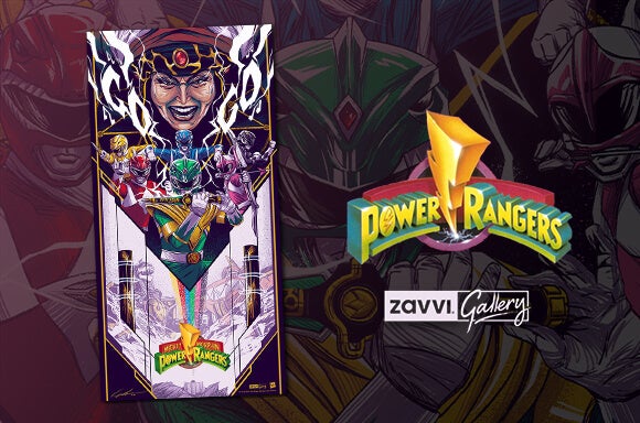 Hasbro Power Rangers 12x24 inch Giclee By Jaren Hemphill