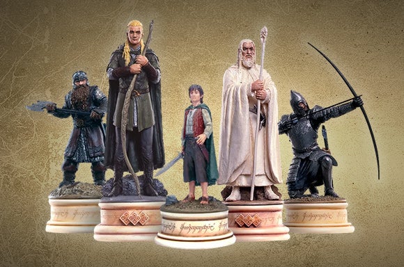 Eaglemoss Colección de Ajedrez del Señor de los Anillos - 10 figuras
