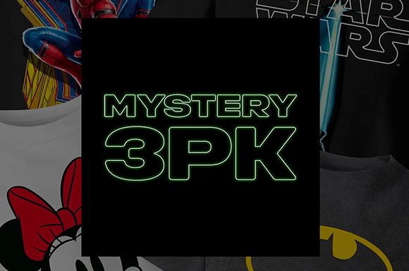 3 PACK OF KIDS MYSTERY TEES