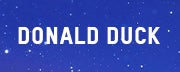 DONALD DUCK