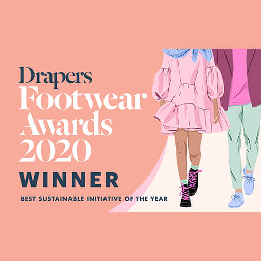 Drapers footwear awards 2020 winner - best sustainable of the year