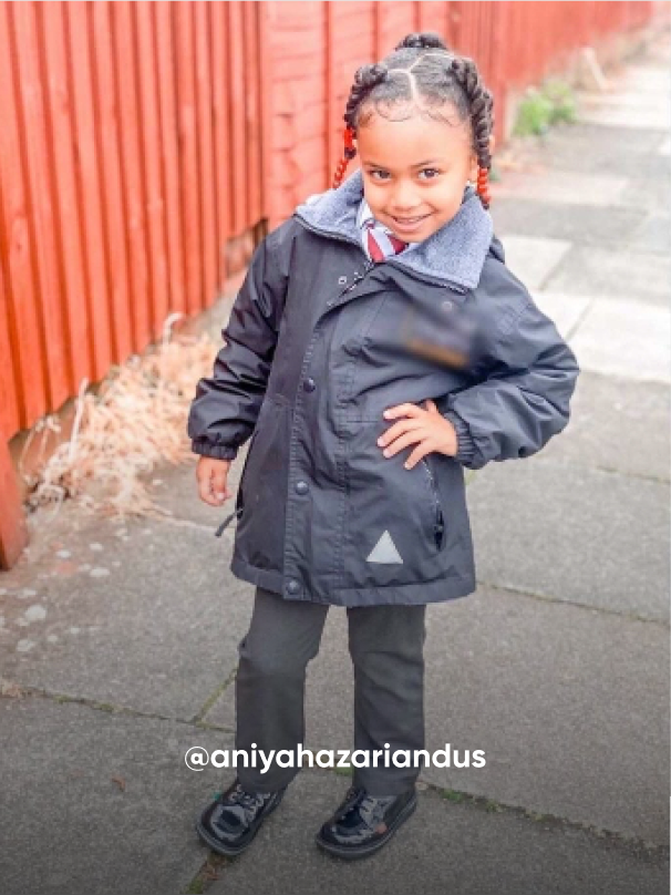 girl posting on the street - Visit Kickers Kids Instagram