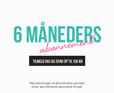 tekst: 6 måneders abonnement for Beauty Box